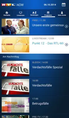 RTL NOW android App screenshot 2