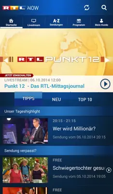 RTL NOW android App screenshot 3