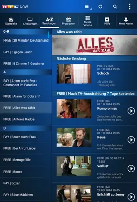 RTL NOW android App screenshot 5